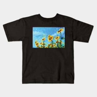 Sunflowers Kids T-Shirt